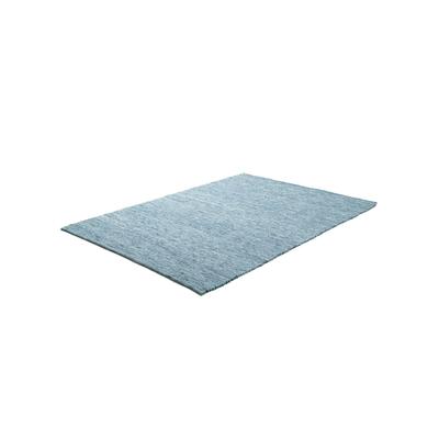 Teppich HEINE HOME Gr. 1, blau, B:40cm H:12mm L:60cm, Wolle, Schurwolle, Teppiche Image