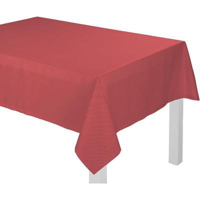 Tischdecke ADAM "Uni Collection" Gr. 7, rot (dunkelrot), B:145cm L:220cm, Bio-Baumwolle, Tischdecken Image