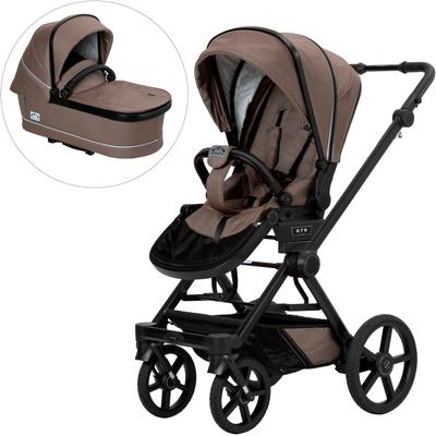Kombi-Kinderwagen HARTAN "Ivy GTR Outdoor mit Falttasche", Baby, braun (toffee), Aluminium, Kinderwagen, Made in Germany Image