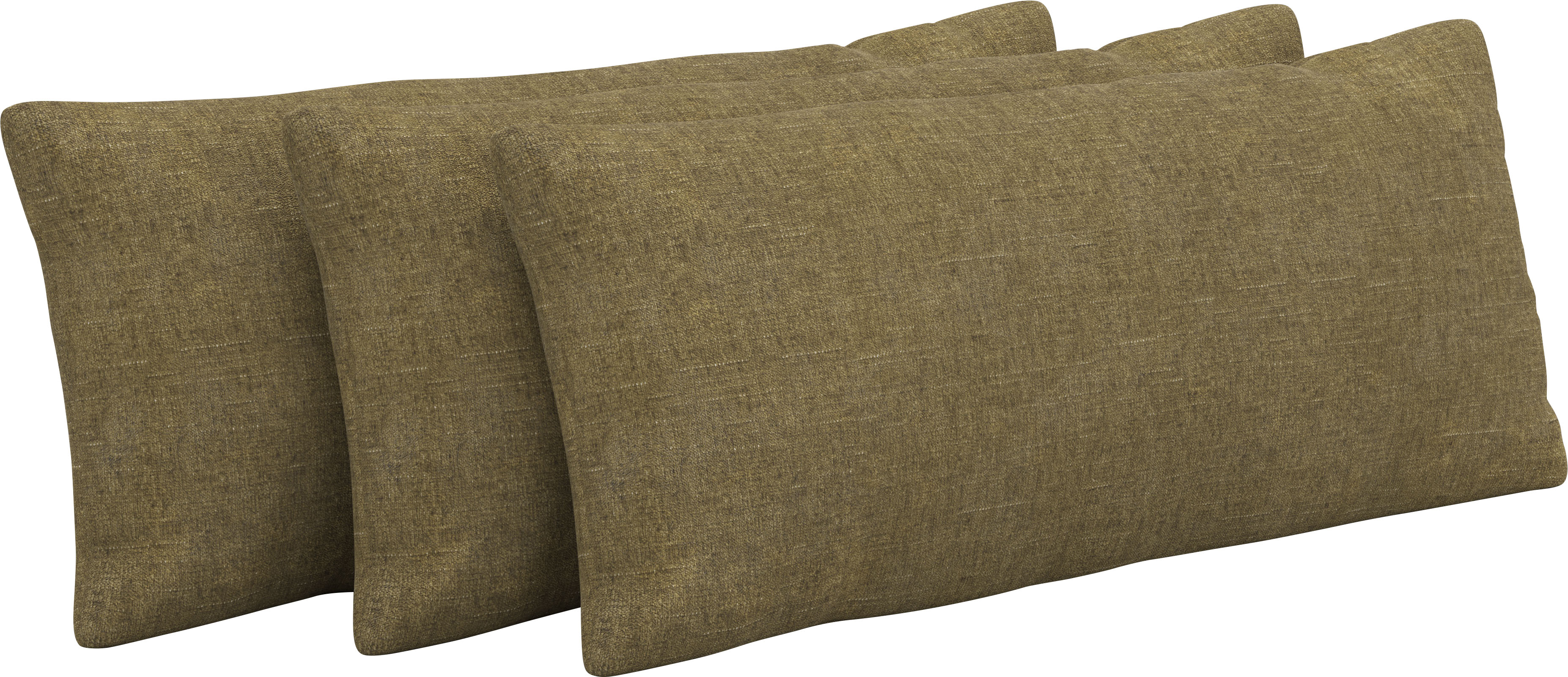 Auflagekissen SIT & MORE "Emely", grün (olive), B:65cm H:25cm T:10cm, 100% Polyester, Polsterauflagen Image