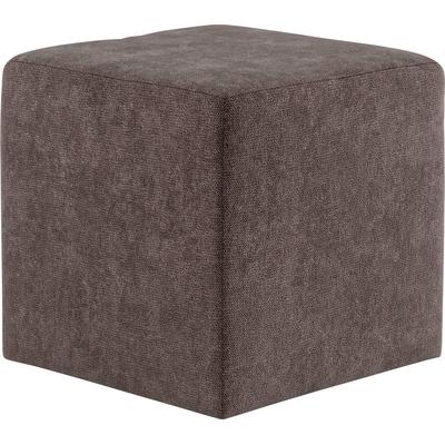 Hocker COTTA "Cuby", braun, B:40cm H:40cm T:40cm, 100% Polyester, Hocker, Sitzwürfel, Cube, Sitzhocker Image
