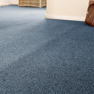 Teppichboden ANDIAMO "Luton, Feinschlinge, Made in Netherlands", blau, B:400cm H:6mm L:800cm, Kunstfaser, Teppiche, meliert, Breite 400 cm oder 500 cm, strapazierfähig & pflegeleicht Image