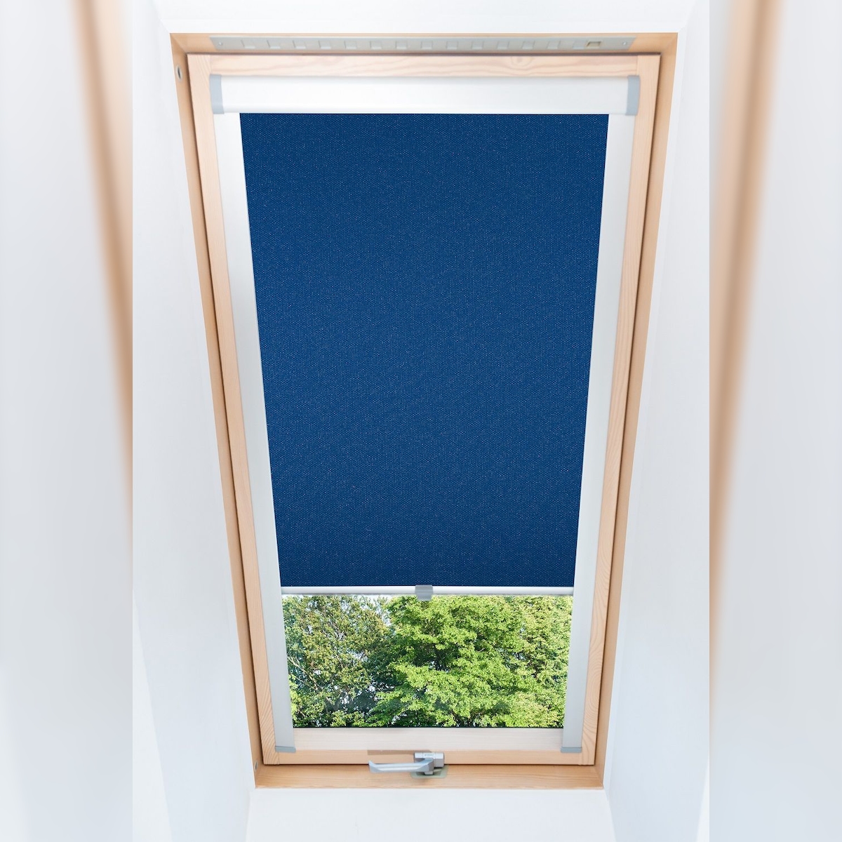 KS Handel 24 Dachfensterrollo Thermo verdunkelnd passend für Velux 087 (Baujahr 1972-2022) Blau Image