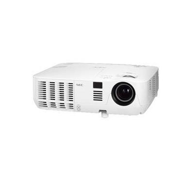 NEC NP-V260 Projector - SVGA, DLP, 2600 lumen, 2000:1 contrast projector w/7W speaker, 3D ready, Clo