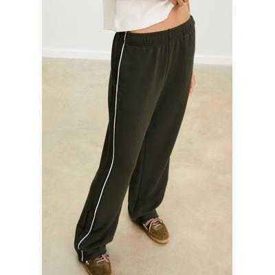 Stradivarius Soft-touch joggers with buttons XL