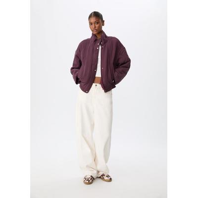 Stradivarius Puffer jacket Burgundy S