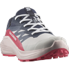 Trailrunningschuh SALOMON "ALPHAGLIDE GORE-TEX W", Gr. 37, lunar rock, blau nights, rouge rot, Synthetik, Textil, sportlich, Schuhe, wasserdicht