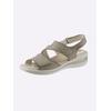 Sandalette, Damen, Gr. 36, grün (schilf), Veloursleder, sportlich, Schuhe