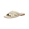Pantolette STEVE MADDEN "STEVE MADDEN Pantoletten Textil", Damen, Gr. 41, beige (creme), Textil, casual, Schuhe