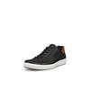 Sneaker ECCO "ECCO Soft 7 M", Herren, Gr. 40, braun (schwarz, braun), Leder, sportlich, Schuhe, Freizeitschuh, Halbschuh, Schnürschuh mit heller Laufsohle