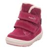 Winterboots SUPERFIT "GROOVY 2.0 WMS: Mittel", Kinder, Gr. 25, pink (fuchsia, rosé), Veloursleder, Polyester, casual, Schuhe, Snowboots mit GORE-TEX, Größenschablone zum Download