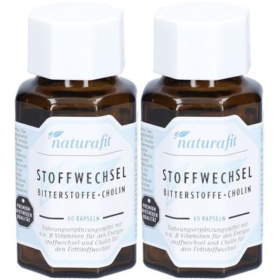 2x Naturafit Stoffwechsel Bitterstoffe+Cholin Kapseln 2x60 St Image