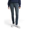 Slim-fit-Jeans TOM TAILOR, Damen, Gr. 28, Länge 30, blau (mid stone blau grau denim), Denim/Jeans, Obermaterial: 70% Baumwolle, 28% Polyester, 2% Elasthan. Futter: 65% Baumwolle, 35% Polyester, unifarben, casual, slim fit knöchellang, Jeans, im...