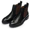 Chelseaboots ARA "TULSA", Damen, Gr. 5,5 (38,5), schwarz, Lackleder, Elastischer Einsatz, glänzend, elegant, Schuhe, Boots, Winterboots in Weite G (= weit)