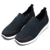 Slip-On Sneaker ARA "LISSABON", Damen, Gr. 6,5, blau (dunkelblau), Textil, Microfaser, unifarben, casual, Schuhe, Slipper, Sneaker in Komfortweite G (= weit)
