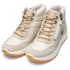 Sneakerboots ARA "NEW YORK", Damen, Gr. 3 (35,5), beige (creme, hellbeige), Textil, Veloursleder, sportlich, Schuhe, Winterboots, Snowboots mit Gore-Tex, H-Weite