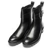 Stiefelette ARA "TULSA", Damen, Gr. 7,5 (41), schwarz, Glattleder, unifarben, modisch, Schuhe, Biker Boots, Stiefel mit Blockabsatz in G-Weite