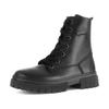 Schnürboots GABOR "YORK", Damen, Gr. 36, schwarz, Kalbsleder, unifarben, modisch, Schuhe, Blockabsatz, Plateau, Schnürstiefelette in Schuhweite G (= weit)