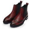 Chelseaboots ARA "TULSA", Damen, Gr. 7,5 (41), lila (beere used), Glattleder, Elastischer Einsatz, Lyralochung, modisch, Schuhe, Stiefelette, Schlupfboots mit Lyralochung, G-Weite (weit)