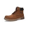 Winterboots DOCKERS BY GERLI, Herren, Gr. 43, braun (cognac), Lederimitat, Schuhe, Winterboots, Workerboots mit Profilsohle