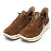 Sneaker ARA "SAPPORO", Damen, Gr. 4 (37), braun (dunkelbraun, metallic), Veloursleder, Glattleder, sportlich, Schuhe, Plateausneaker, Schnürschuh in Komfortweite H (= sehr weit)