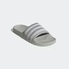 Badesandale ADIDAS ORIGINALS "ADILETTE", Gr. 44,5, grau two, crystal weiß, grau two, Textil, sportlich, Schuhe