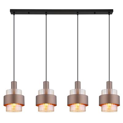 GLOBO LIGHTING Hängeleuchte "MILLEY", schwarz, Lampen, Hängelampe/Pendelleuchte/Esszimmer/Wohnzimmer/Esstisch Image