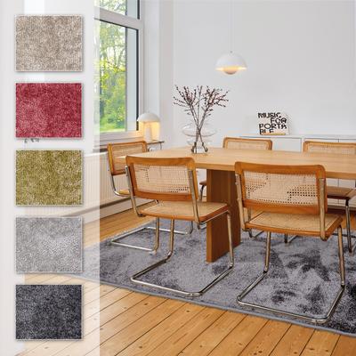 Teppich ASTRA "Stevie 250", grau (anthrazit), B:160cm H:9mm L:230cm, Polypropylen, Teppiche, weicher Kurzflor, gewebt, Wohnzimmer, Schlafzimmer Image