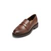 Loafer MARC O'POLO "aus Schafleder", Damen, Gr. 36, braun (cognac), Obermaterial: 100% Leder (Schaf), unifarben, Schuhe