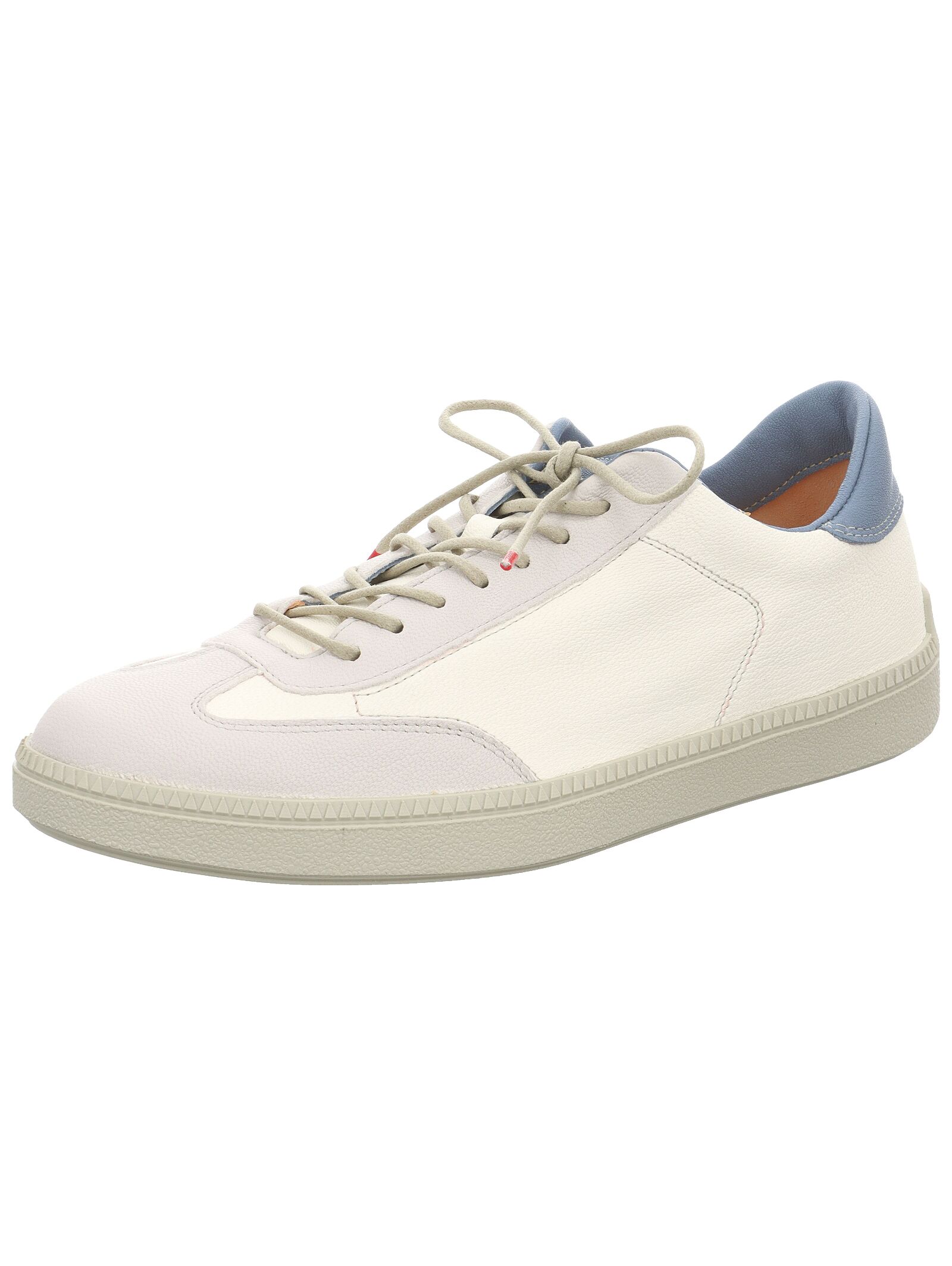 Sneaker THINK "Think Halbschuhe Leder/Textil", Herren, Gr. 43,5, weiß kombi, Leder, Textil, Casual, Schuhe