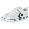 Sneaker CONVERSE "PRO BLAZE STRAP LEATHER EASY ON", Gr. 23, barely grau, navy, weiß, Leder, sportlich, Schuhe