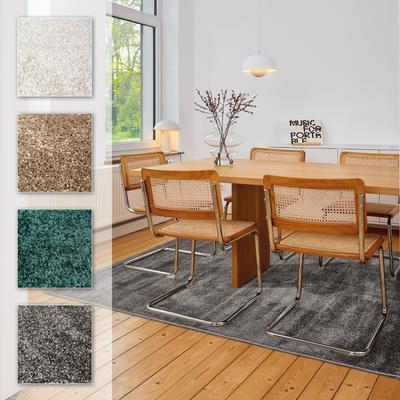 Teppich ASTRA "Sam 250", grau, B:200cm H:8mm L:280cm, Obermaterial: 100% Polypropylen, Teppiche, weicher Kurzflor, Wohnzimmer, Schlafzimmer Image