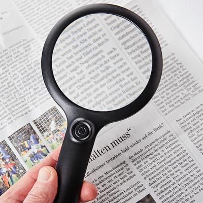 LED-Handlupe 30-fache Vergrößerung wiederaufladbar