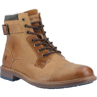 Hush Puppies Jordan Leder Herren Tan Stiefel Image
