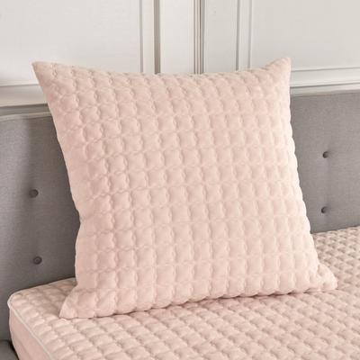 Fleece-Kissenhüllen mit Wabenstruktur creme 80 x 80 cm 2er-Set Eldo