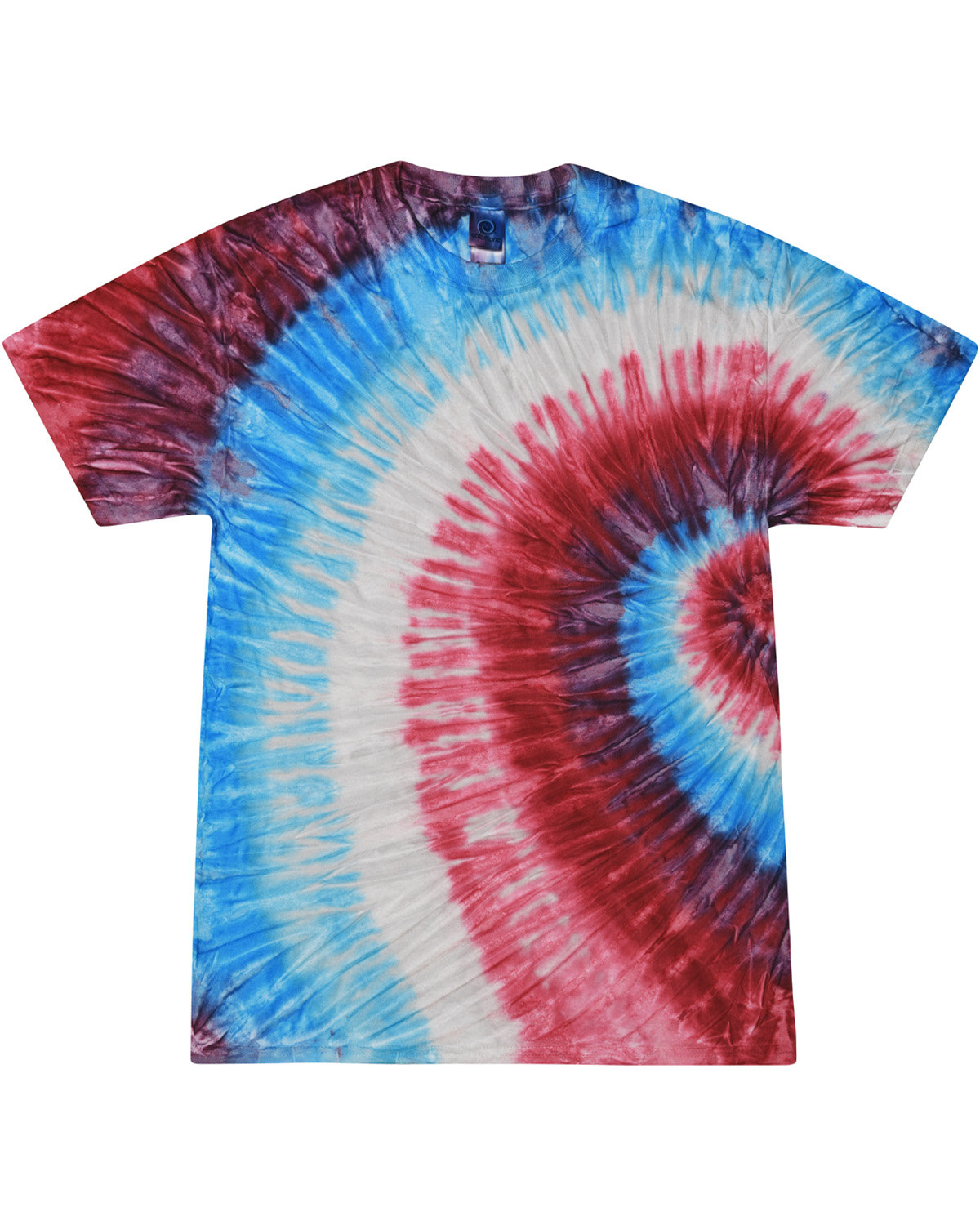 Tie-Dye CD100Y Youth Tie Dye Top in Fire Cracker size Small | Cotton