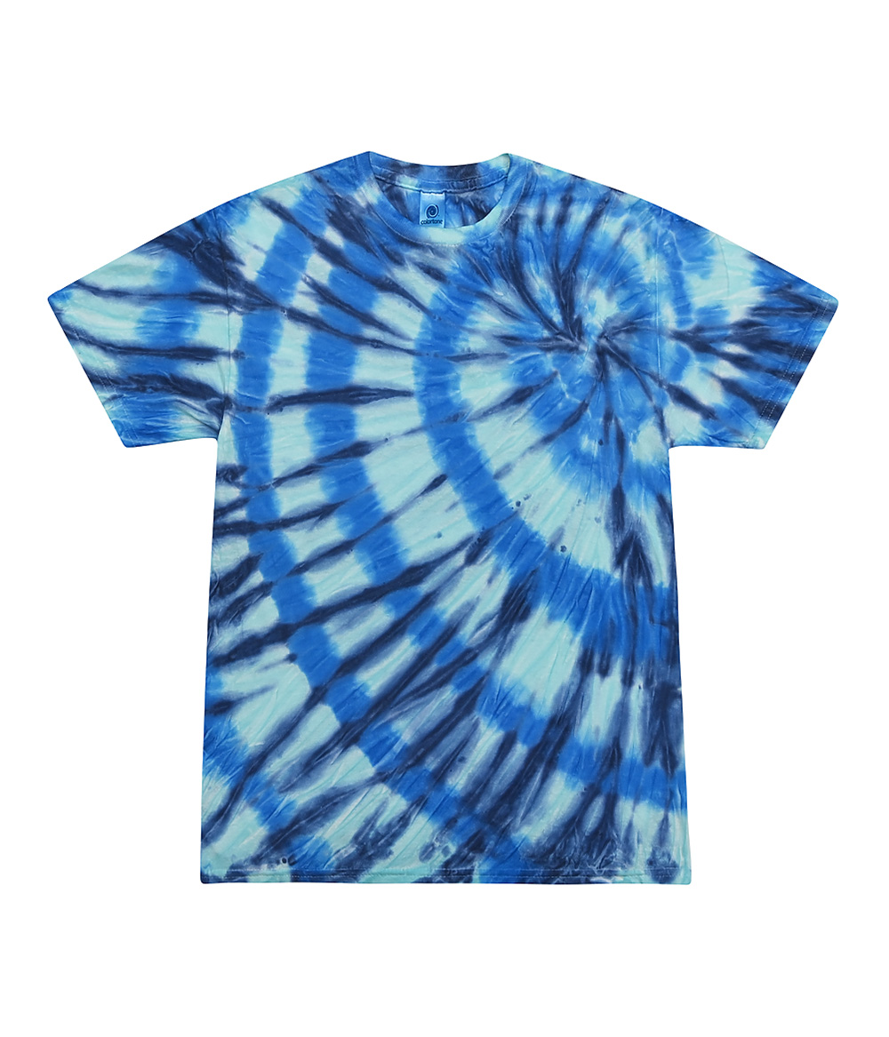 Tie-Dye CD100Y Youth Tie Dye Top in Serenity size XS | Cotton