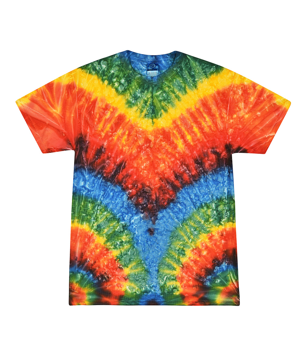 Tie-Dye CD100Y Youth Tie Dye Top in Woodstock size Small | Cotton
