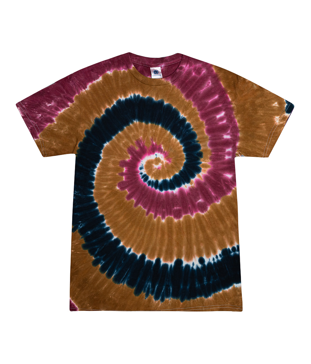 Tie-Dye CD100Y Youth Tie Dye Top in Willow size Small | Cotton