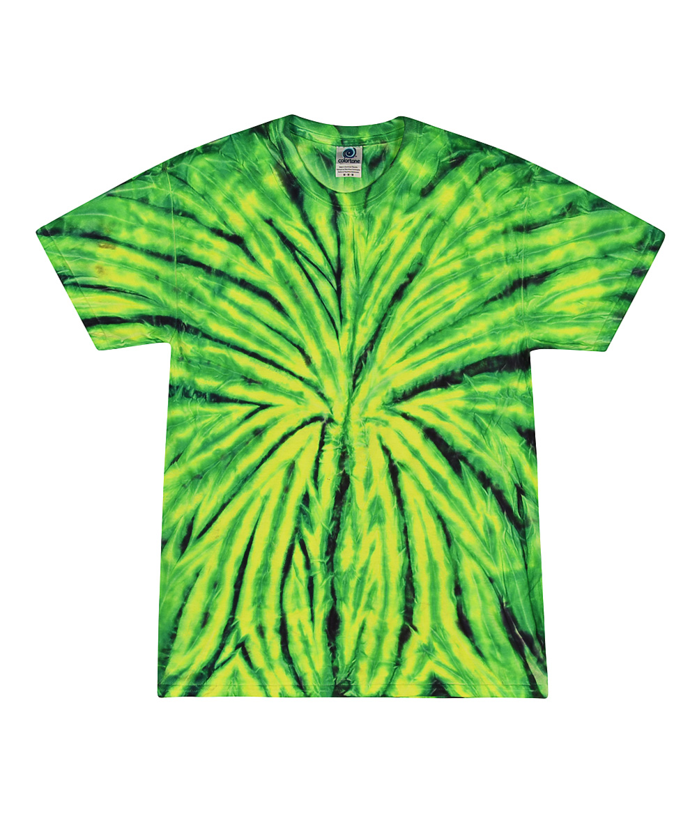 Tie-Dye CD100Y Youth Tie Dye Top in Wild Spider size XS | Cotton