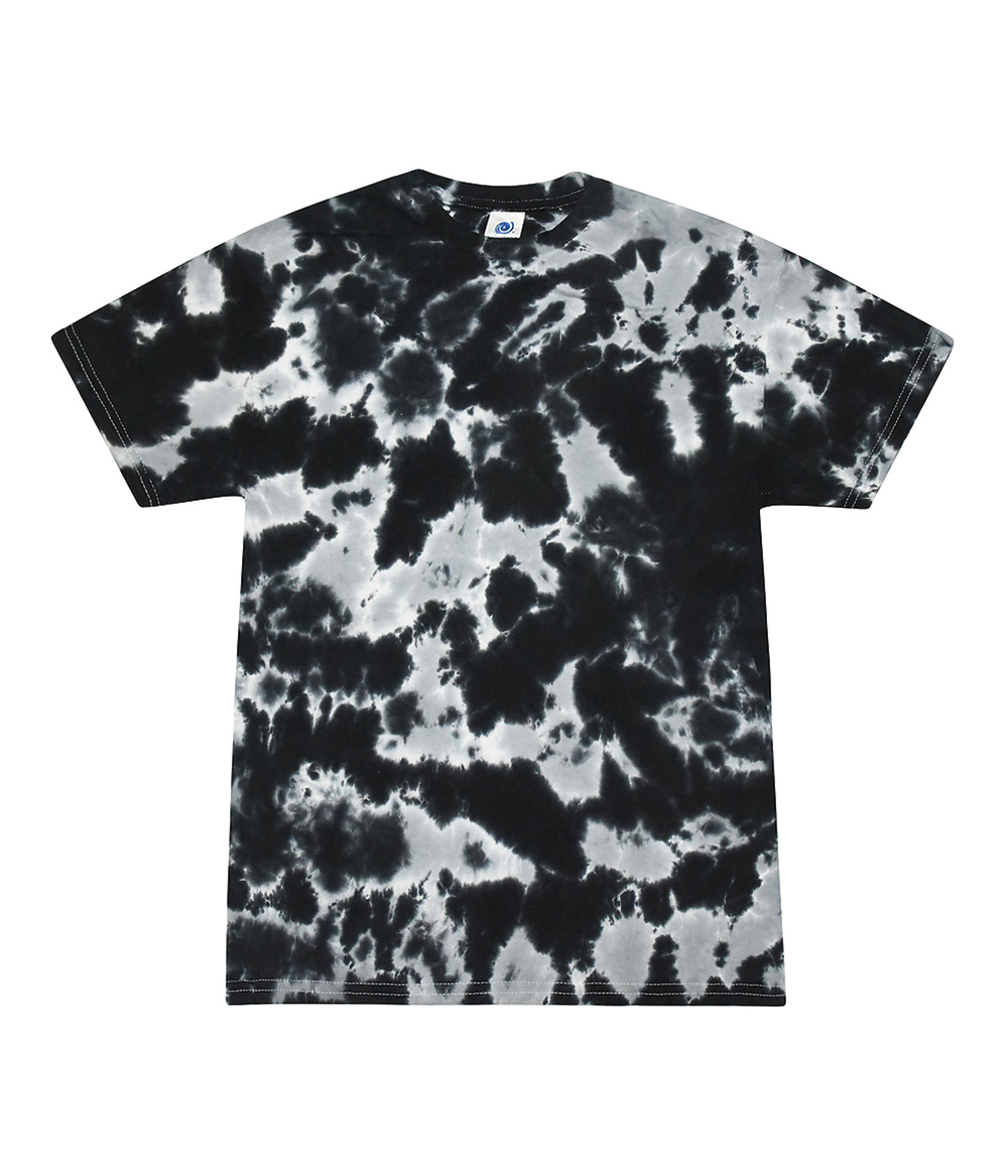 Tie-Dye CD100Y Youth Tie Dye Top in Multi Black size Large | Cotton
