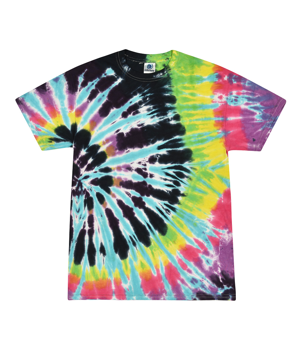 Tie-Dye CD100Y Youth Tie Dye Top in Flashback size XS | Cotton