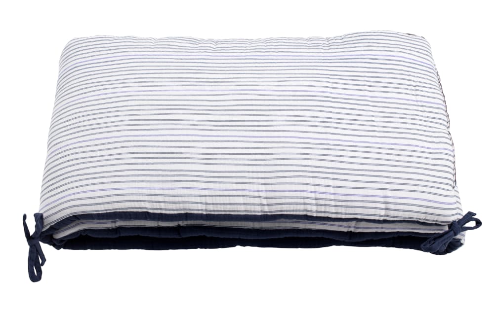 Tampone paracolpi in garza di cotone doppio marinière