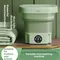 8L Portable Small Foldable Washing Machine with Spin Dryer For Socks Underwear Panties Washer Household Mini Washing Machine