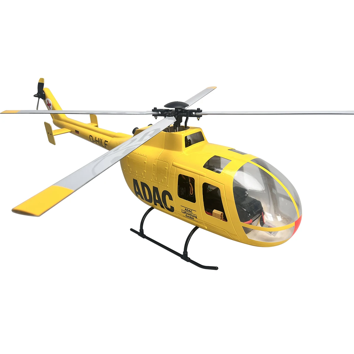 ROBAN RTF 450 Größe MBB BO-105 ADAC RC Hubschrauber 4 Flügel X2 GPS-Modell