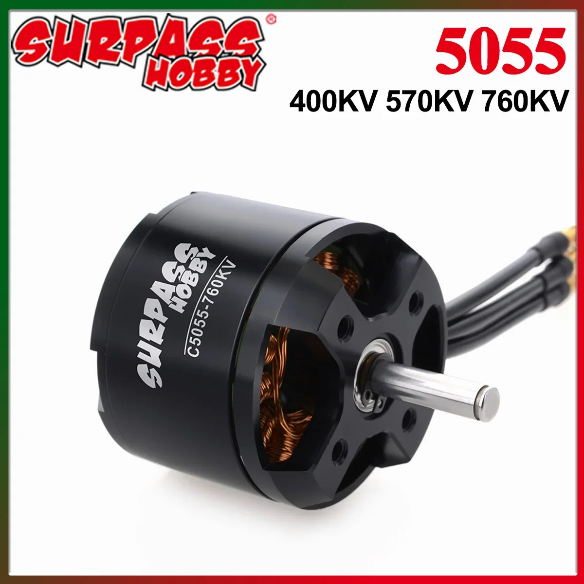 SURPASS HOBBY C5055 400KV 570KV 760KV Bürstenloser Motor für RC Starrflügelflugzeug Flugzeug Multicopter Hubschrauber Drohne