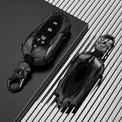 5 Buttons Metal Car Key Fob Case Cover Keychain Accessories For Cadillac CT5 Ct4 CT6 XT5 XT6 XT4 LYRIQ Escalade 2023 2022 2024