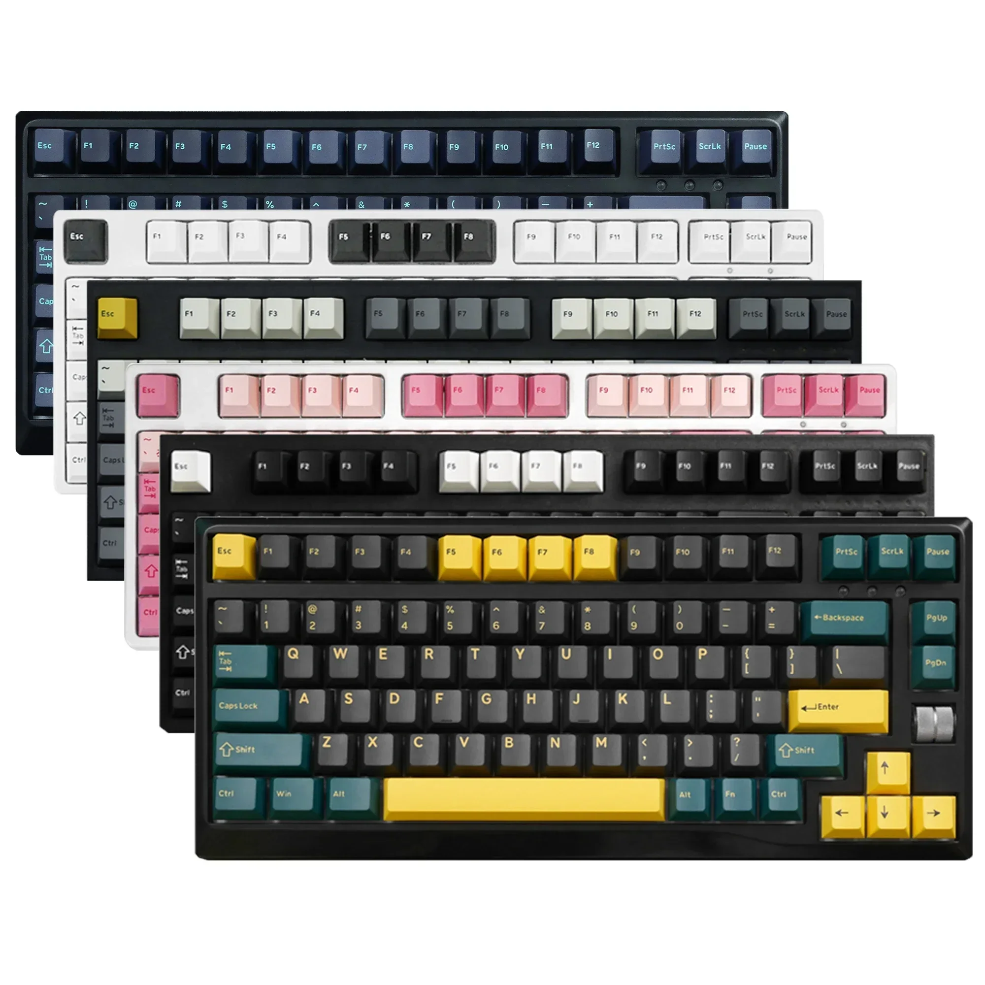 Ghost Judges Doubleshot Tastenkappe für MX-Tastatur 60 65 87 104 WOB BOW DMG Apollo Fishing SHOKO Nautilus Marrs Green Blue Samurai Image