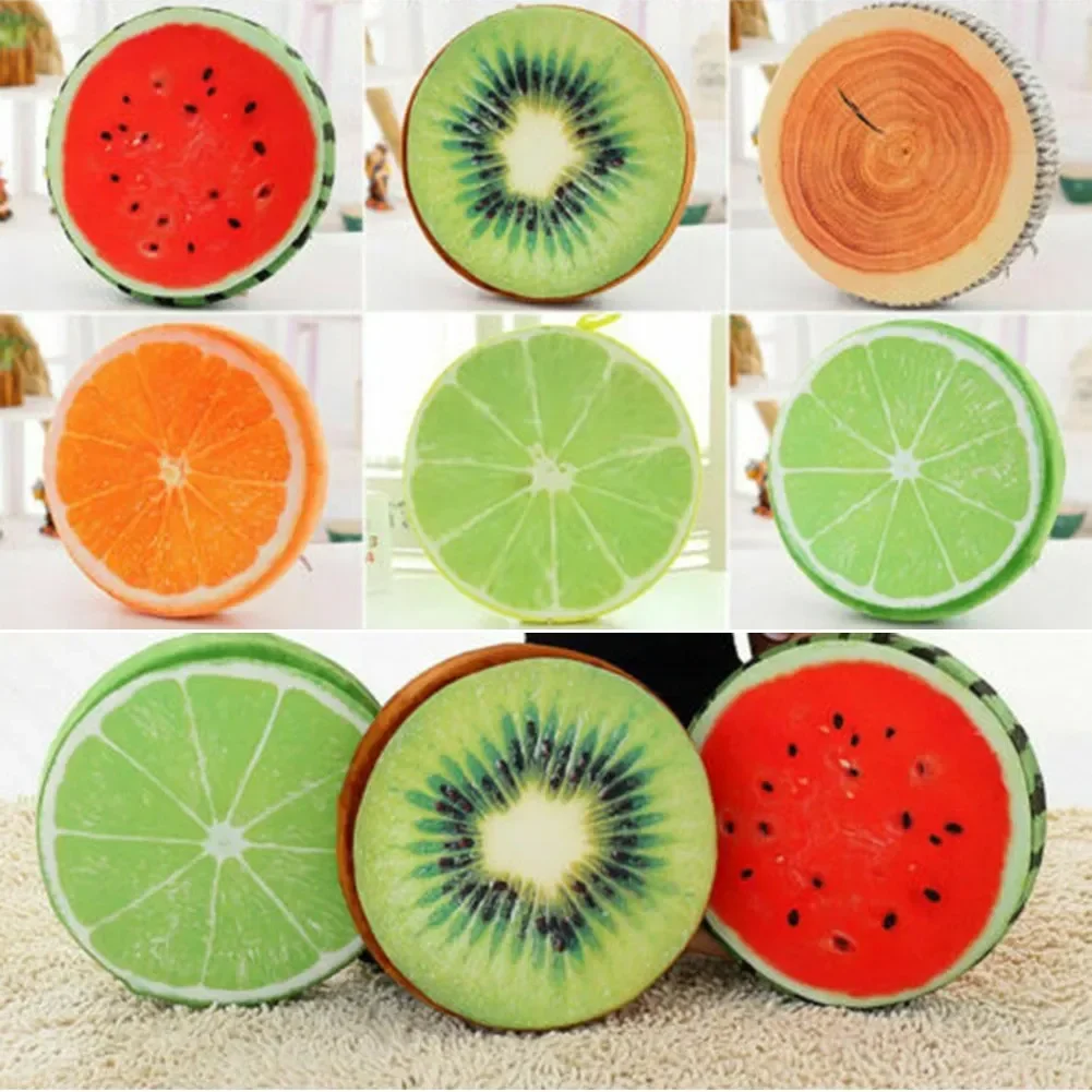 Cartoon Obst Druck Runde Bar Stuhl Kissen Abdeckung Anti-Slip Sitzkissen Schonbezug Weichen Hocker Kissen Abdeckungen Für Living dining