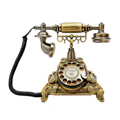 Antique Telephones Desktop Telephones European Style Old Rotary Dial Telephones Desktop Decorative Telephones